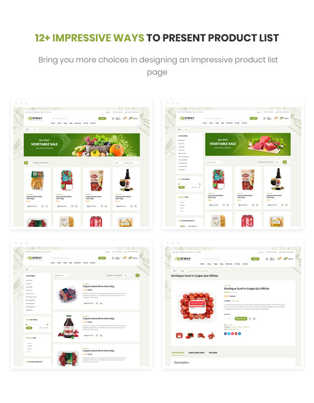 Efway - Food Store eCommerce Prestashop Theme