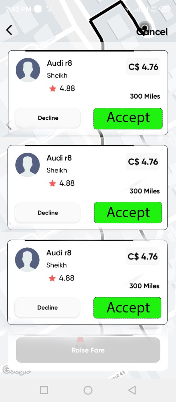 InDrive Bidding Clone- Complete Taxi App with Admin Panel - 4