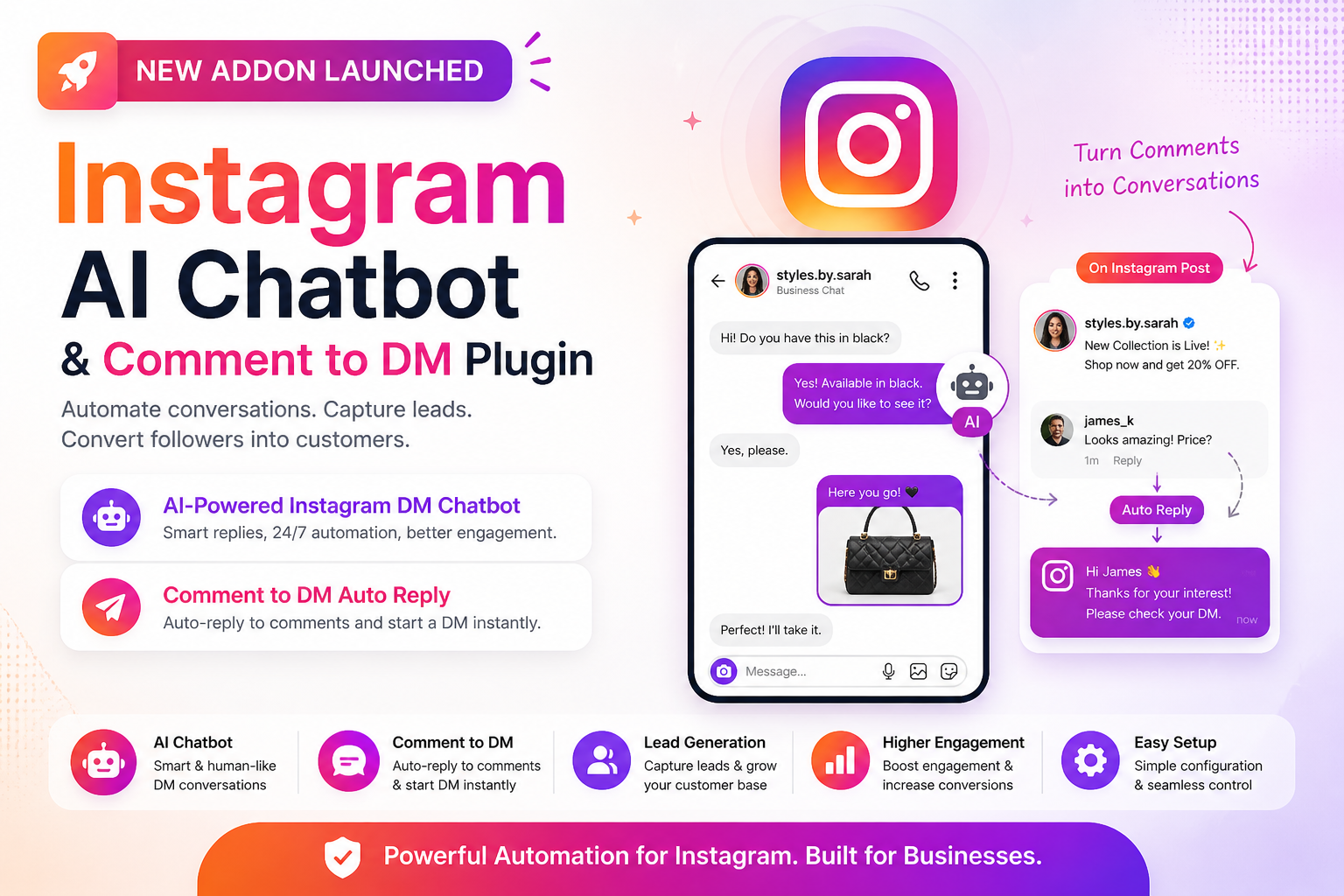Instagram Addon