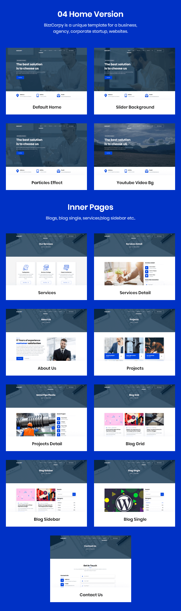 BizzCorpy - Business Corporate Template - 2