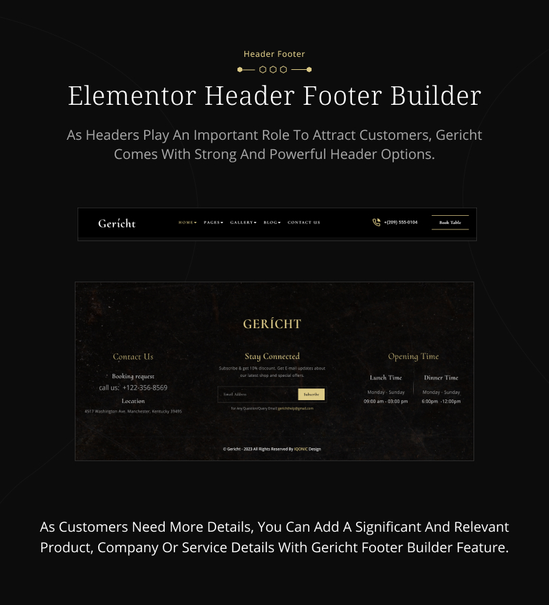 Gericht - Restaurant WordPress Theme - 16