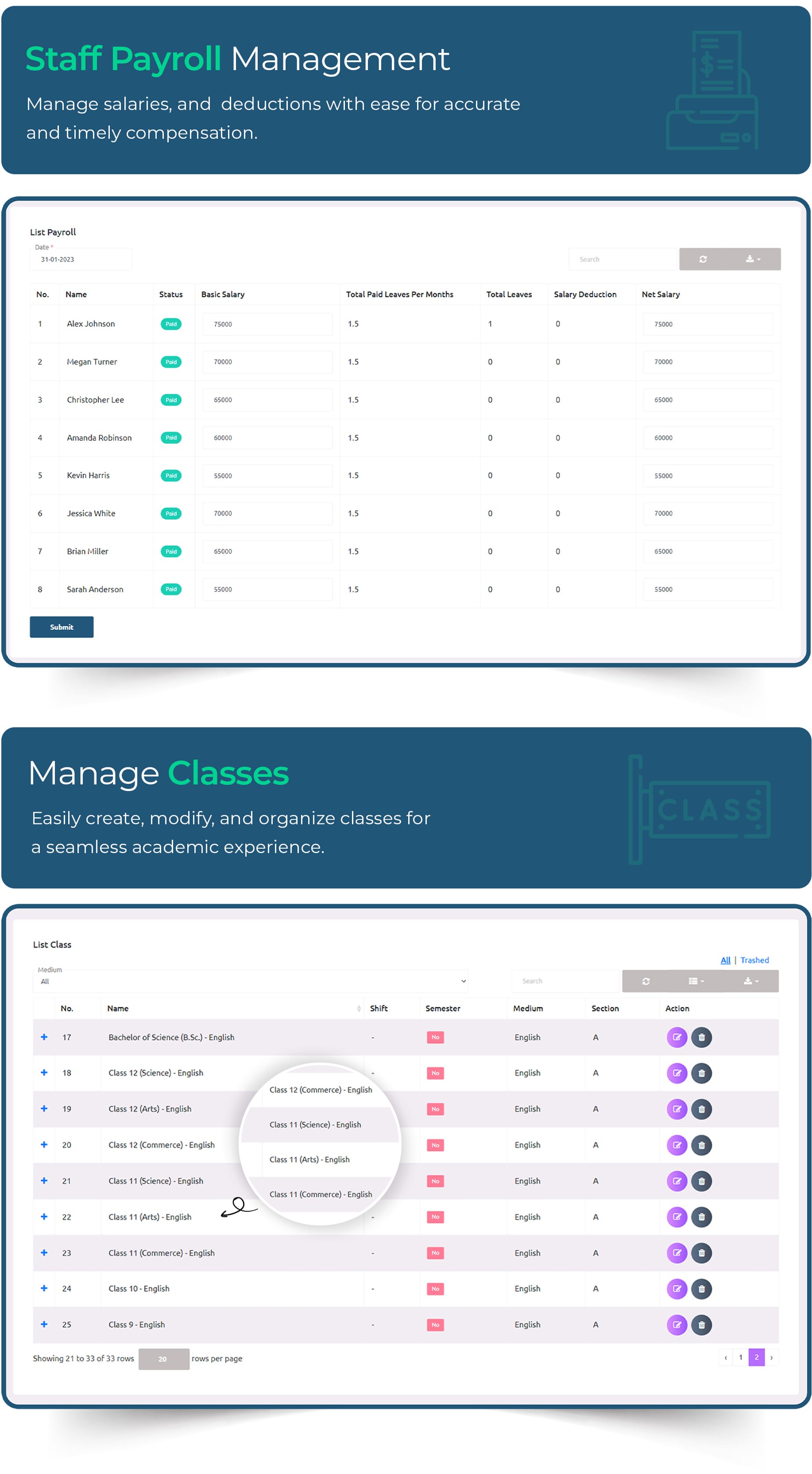 eSchool SaaS - School Management System with Student | Parents Flutter App | Laravel Admin - 29