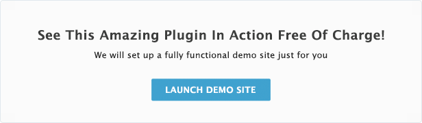 Veja este incrível plug-in em ação gratuitamente! Iniciar site de demonstração