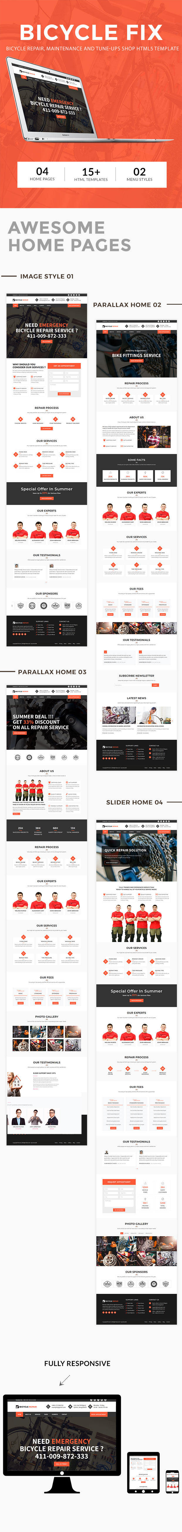Bicycle Fix Bicycle Repair, Maintenance and TuneUps Shop HTML5