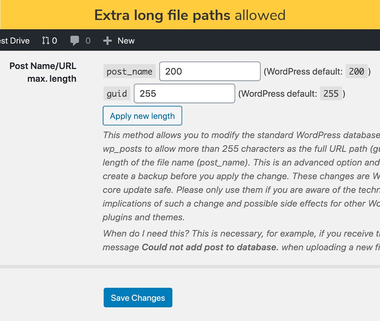 extra long file paths