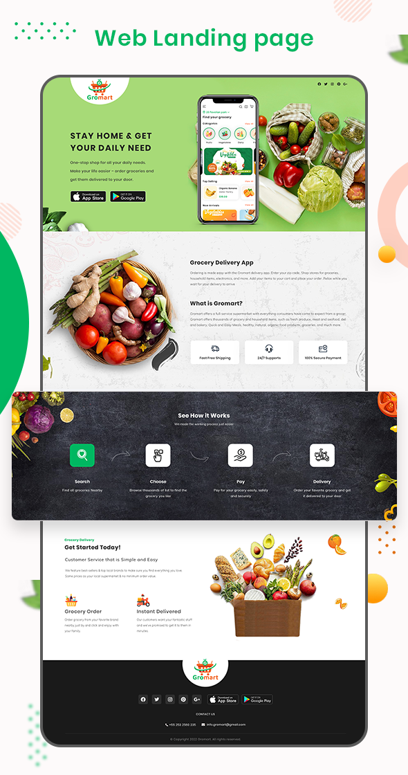GroMart | Grocery Store App | Grocery Delivery | Multi -Vendor Grocery App - 17