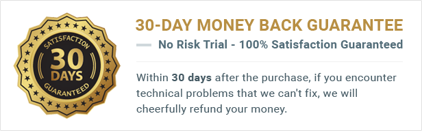 30 days money back