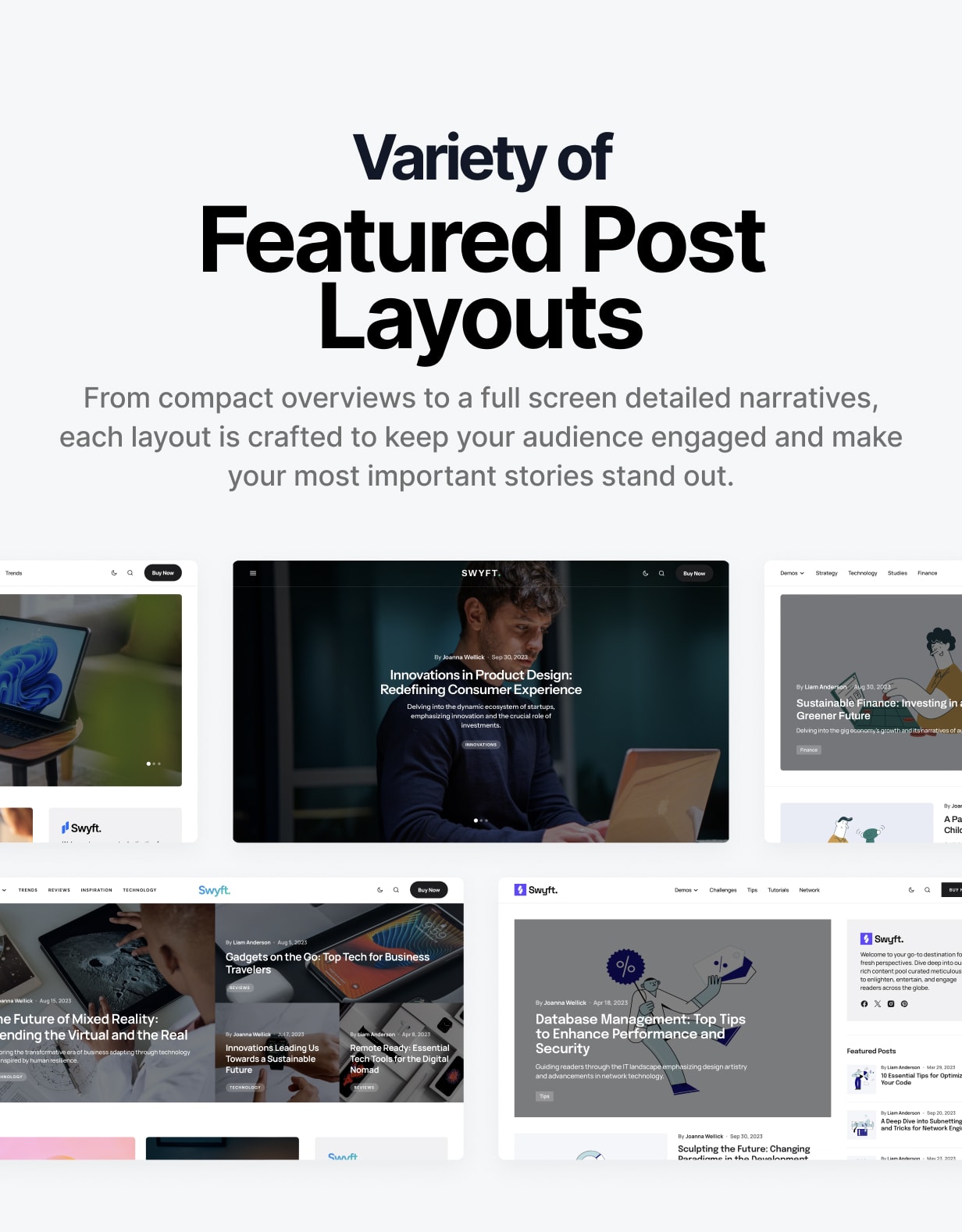 Swyft - PageSpeed Optimized WordPress Blog Theme - 6