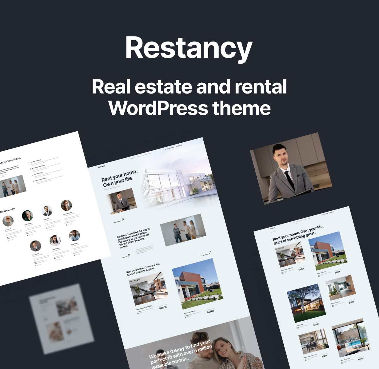 Restancy - Real Estate and Rental WordPress Theme
