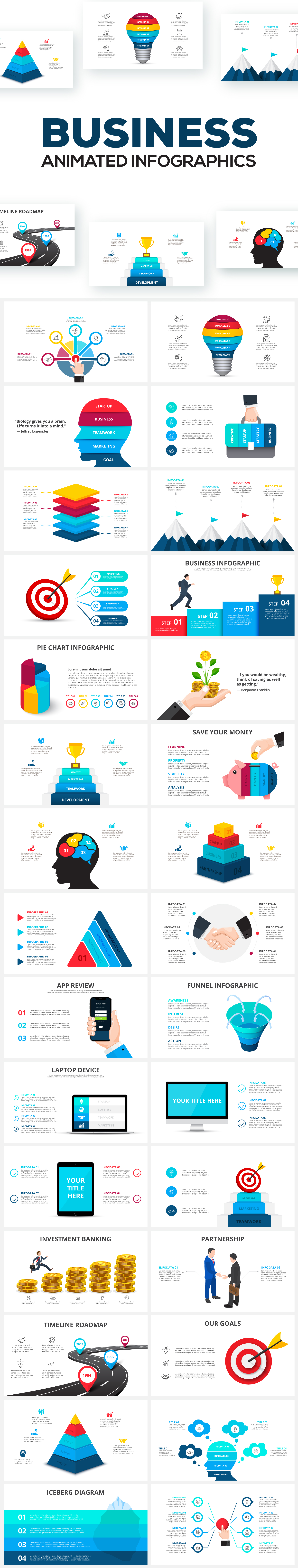 Multipurpose Infographics PowerPoint Templates v.5.2 - 161