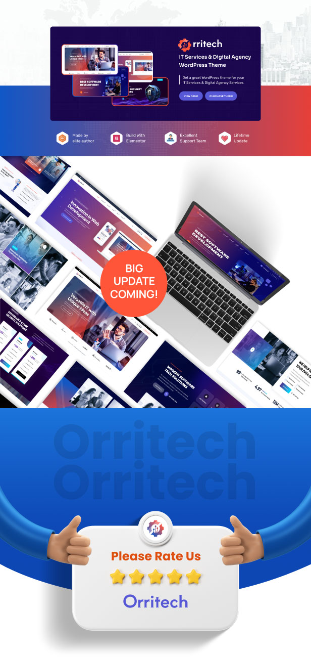 Orritech - IT Solutions & Services WordPress Theme - 8