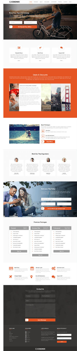Cosonix - One-Page Theme for eBook, App and Agency - 4