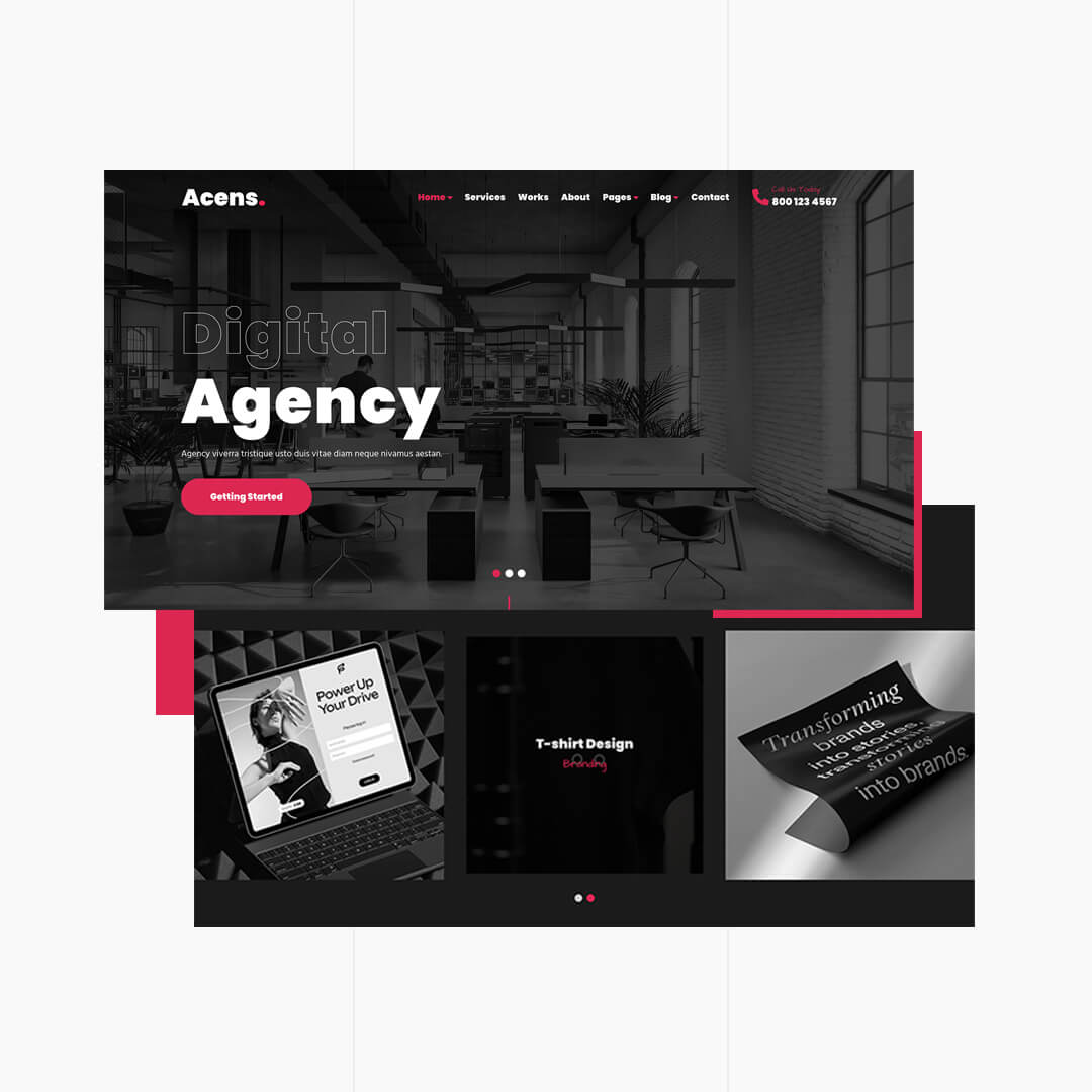 Acens - Creative Template for Agencies and Freelancers