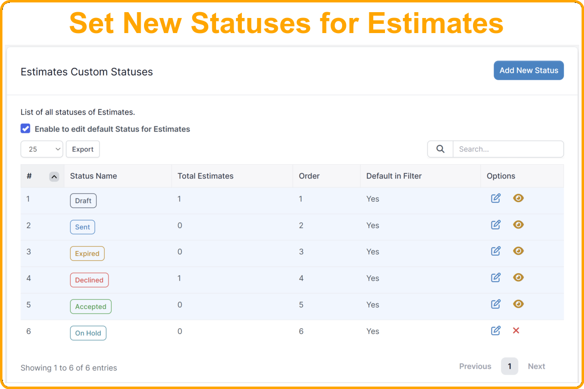 Add-on Statuses Module for Perfex CRM - 6
