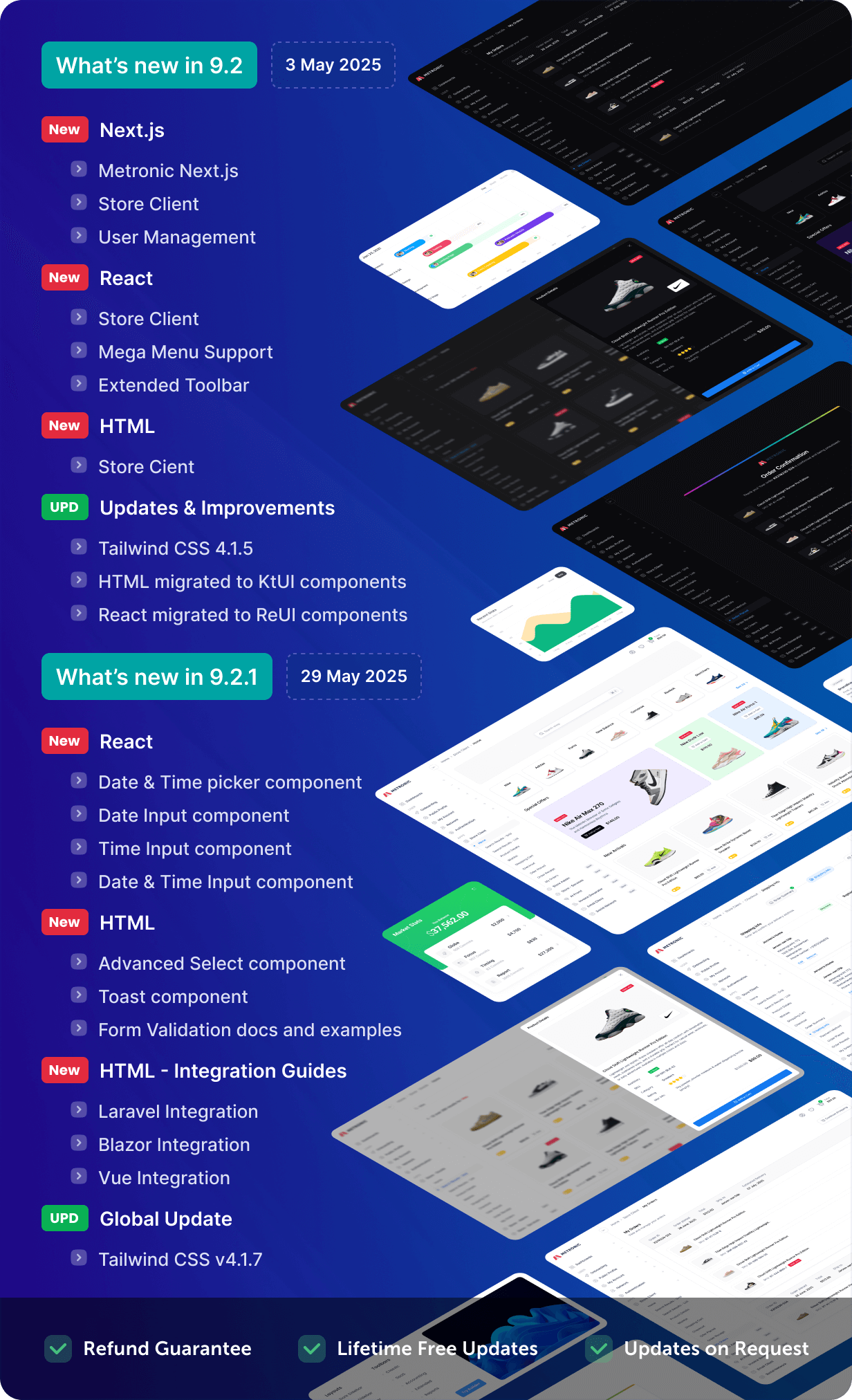 Metronic | Tailwind, Bootstrap, React, Next.js, Vue, Angular, Laravel Admin Dashboard HTML Template - 20