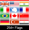 254 Flags of the World by Art101 | GraphicRiver