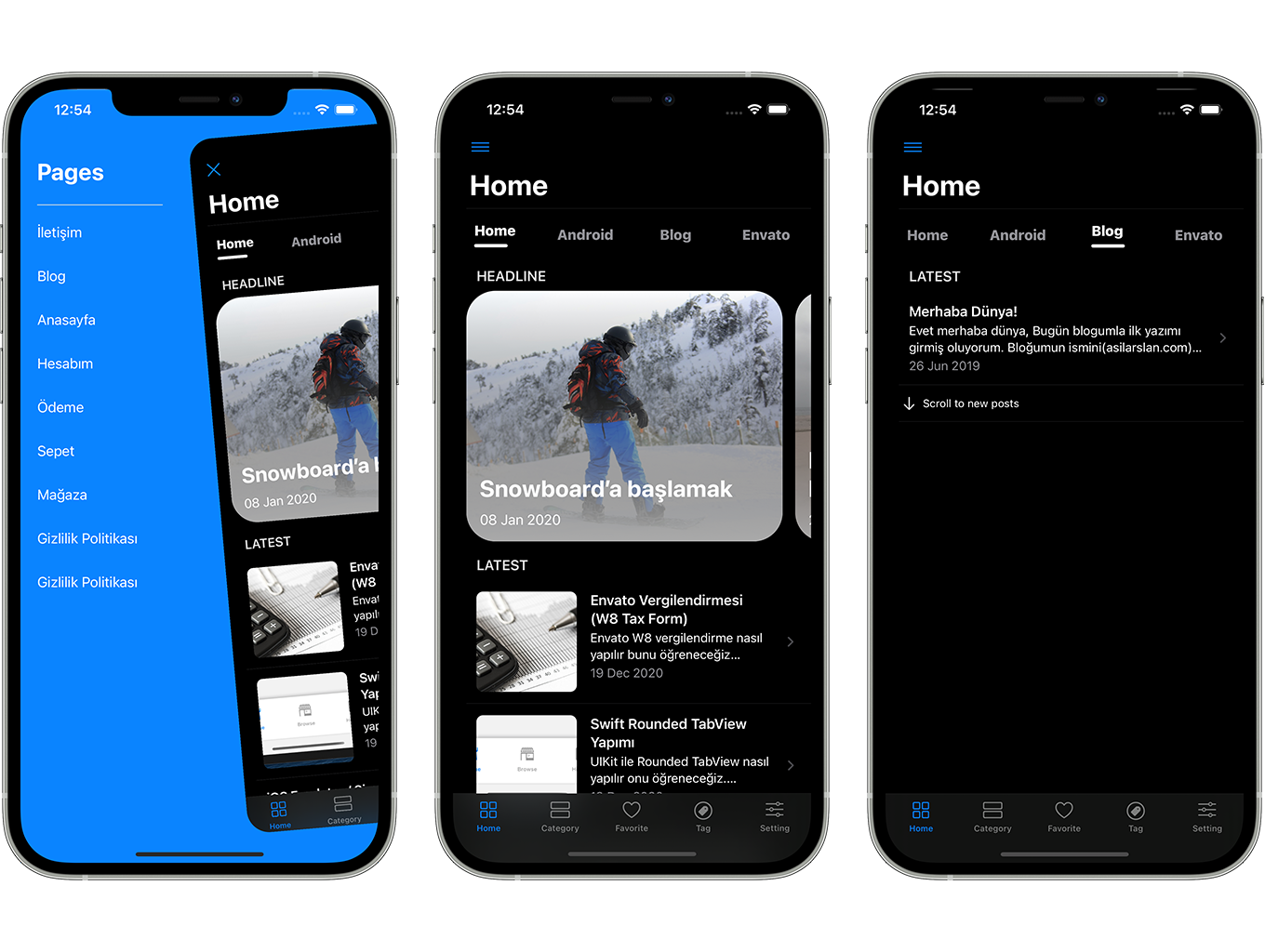 Blog and News SwiftUI iOS App for WordPress Site with AdMob, Firebase Push Notification and Widget - 6
