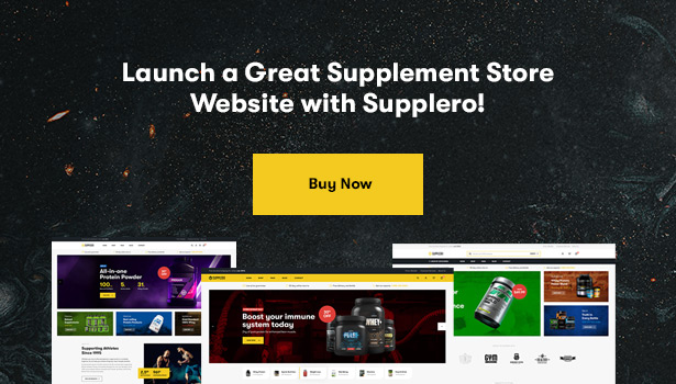 Supplero - Best Supplement Store WooCommerce WordPress Theme
