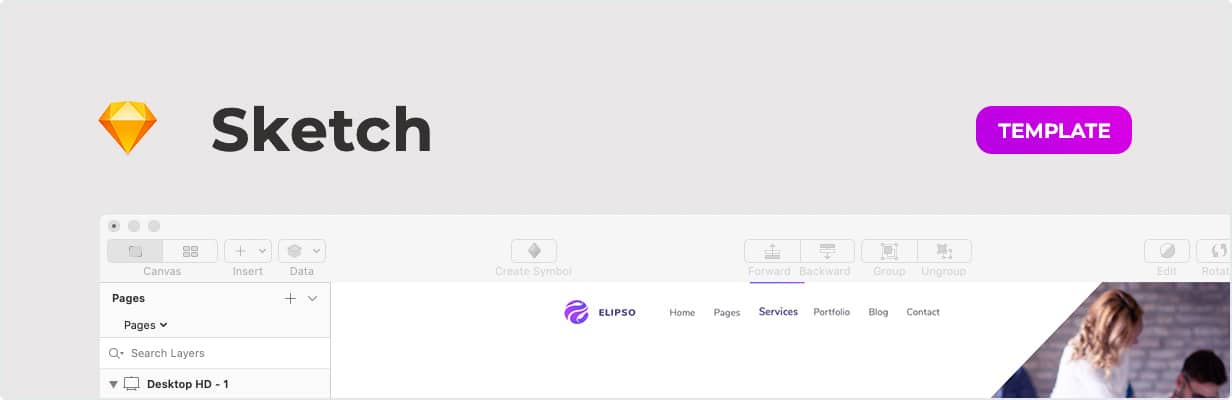 Elipso – Agency Sketch Template