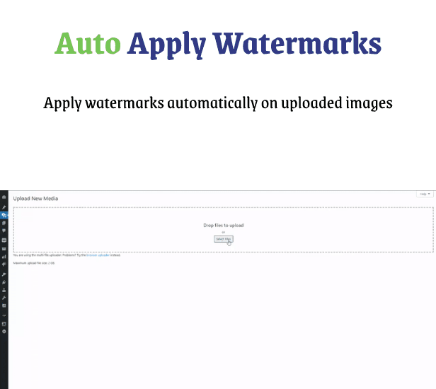 Watermark Images Plugin for WordPress and WooCommerce - 2