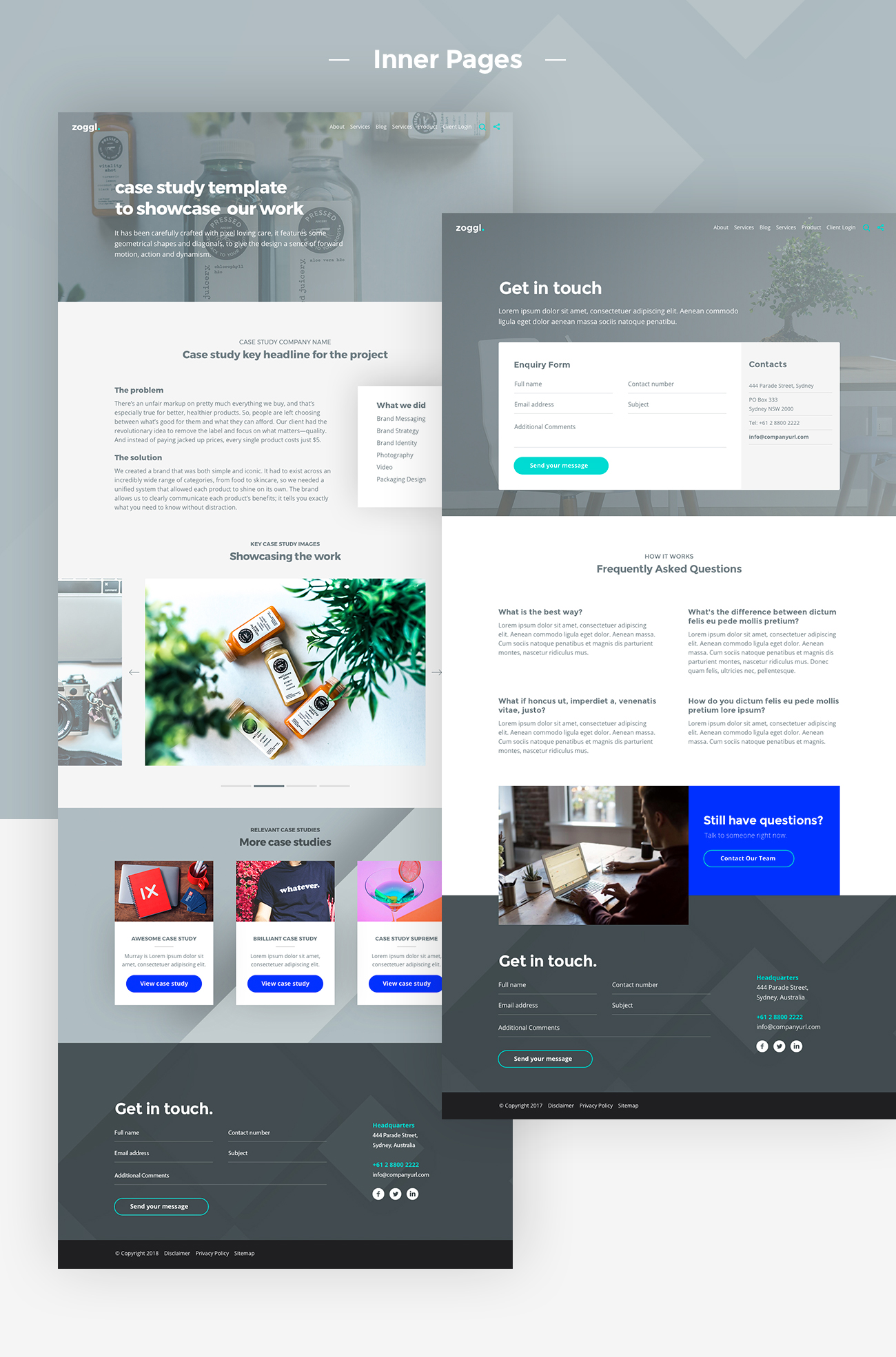 Zoggl - Multi-purpose Website PSD - 3