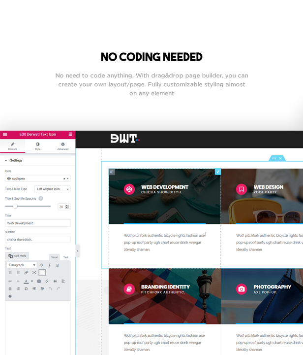Derwati - Trendy & Creative Portfolio Theme - 3