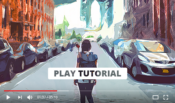Concepter - Plein Air Sketch Photoshop Action - 1
