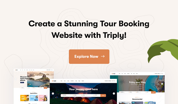 Triply - Chủ đề WordPress đặt tour tốt nhất