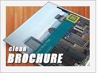 clean catalog brochure template