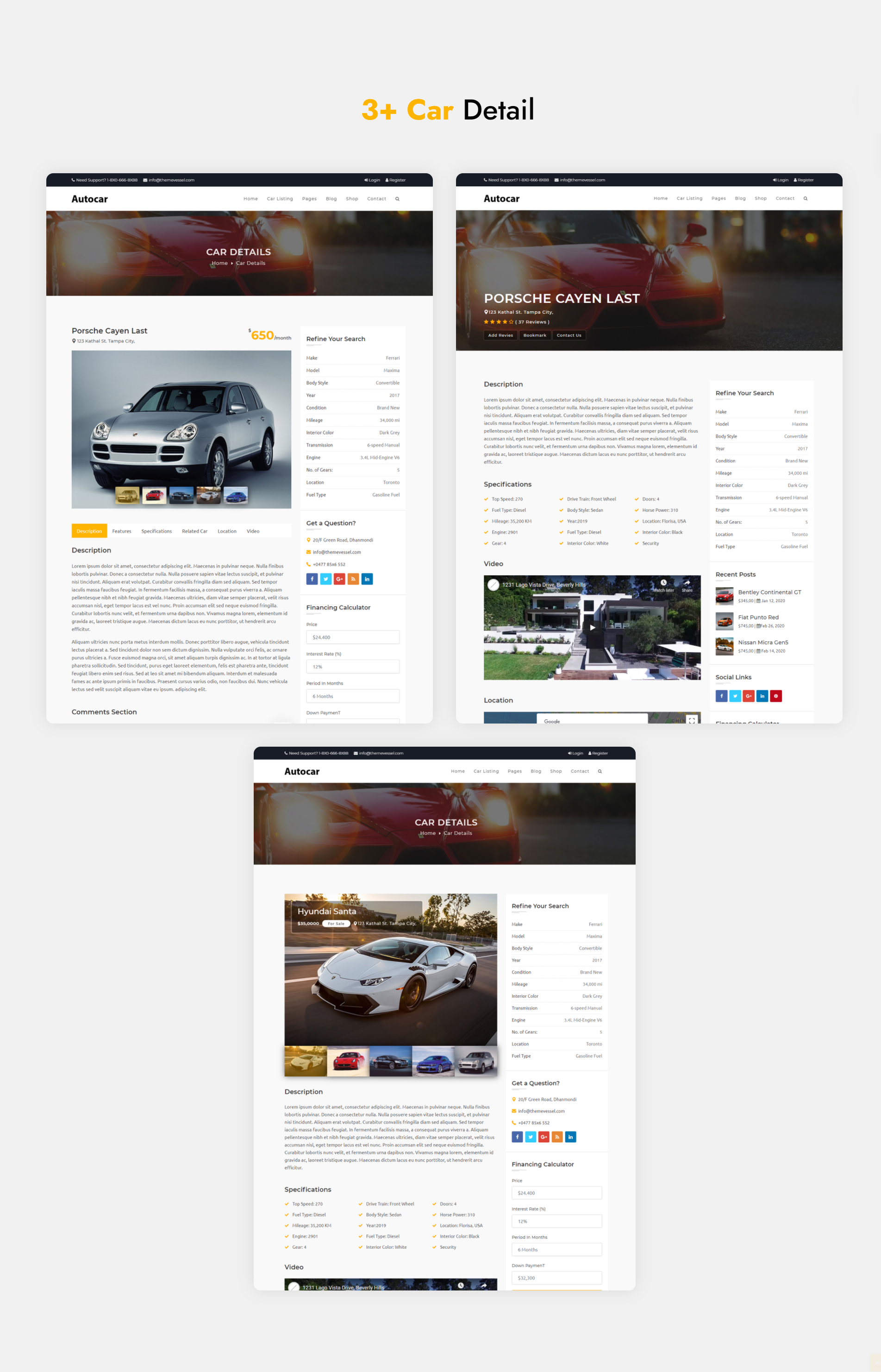 Auto Car - Automobile HTML5 Template - 9