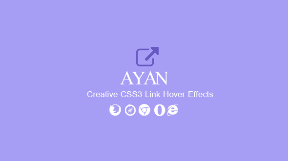 Ayan. CSS3 Link Hover Effects - CodeCanyon Item for Sale