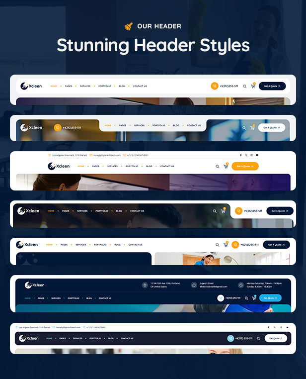 Xcleen - Cleaning Services WordPress Theme