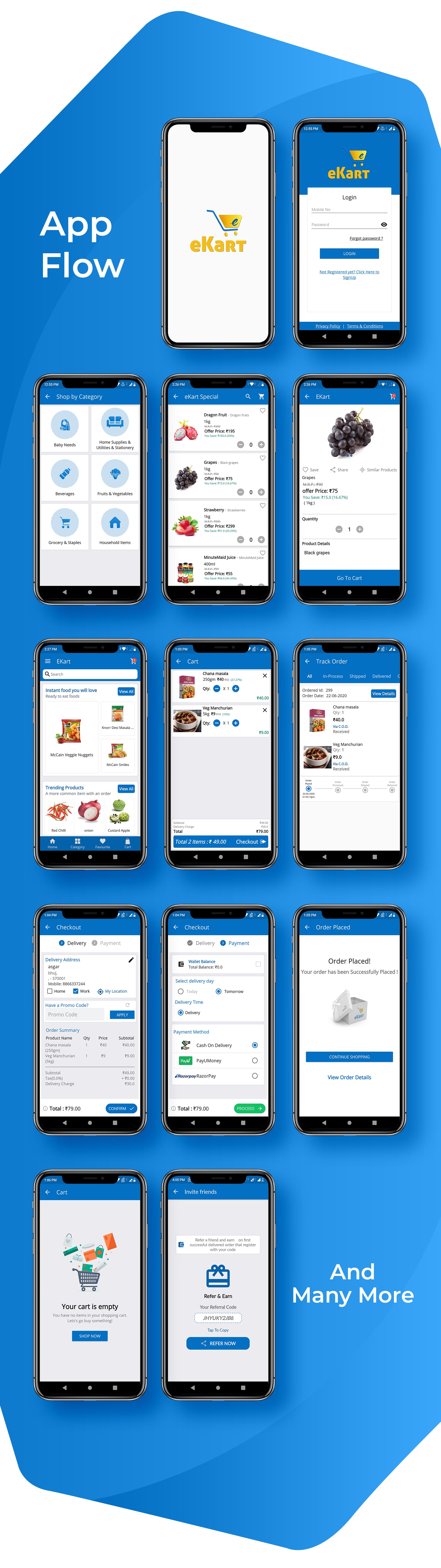 eKart - Android e-commerce app - 7