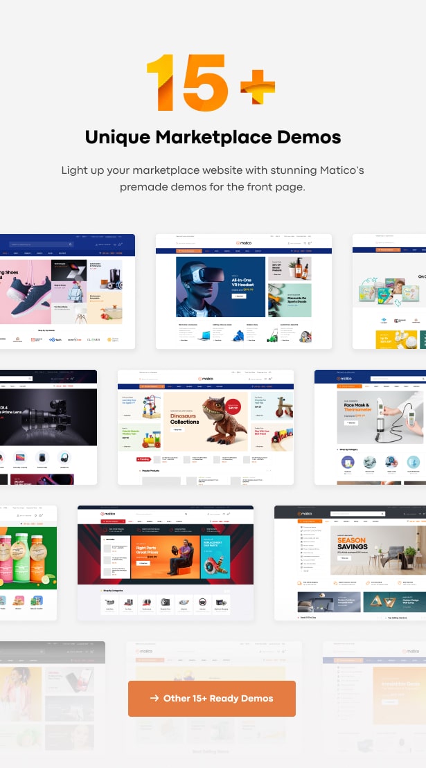 Matico Marketplace WordPress Theme