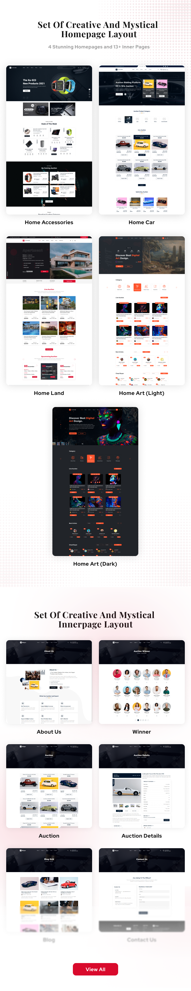 Auction and Bid Template