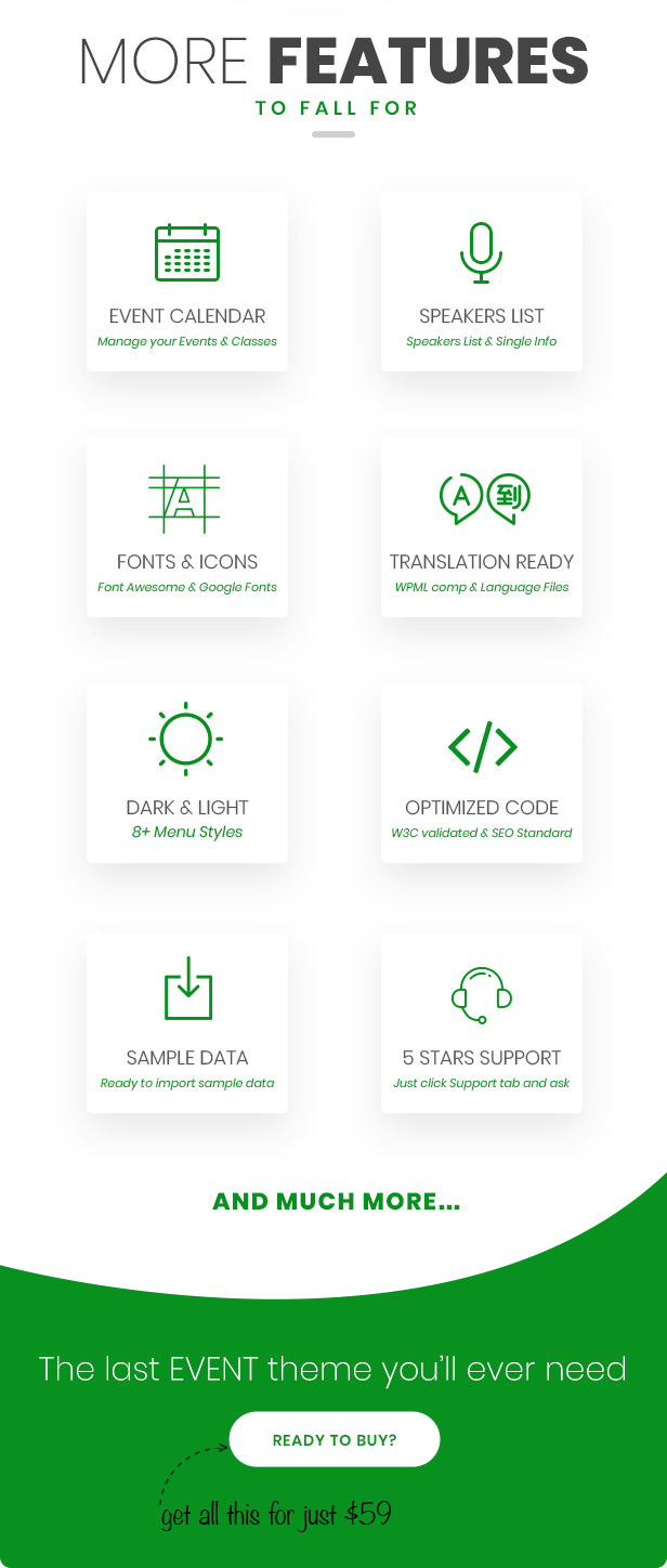 event ticket wordpress theme