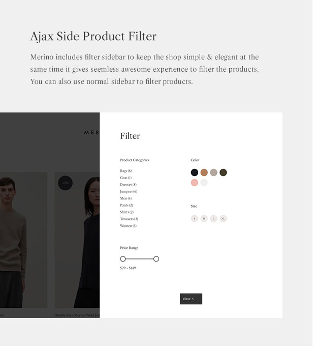 Merino | Modern WooCommerce shop theme for fashion store - 4
