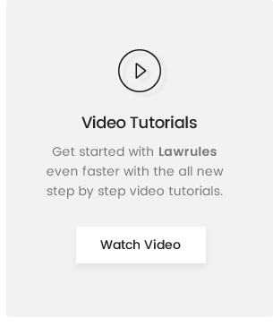 Lawrules Video Guide