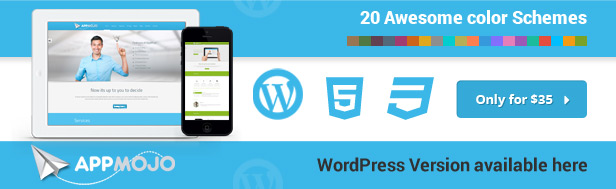 App Mojo - Software Landing Page HTML - 1
