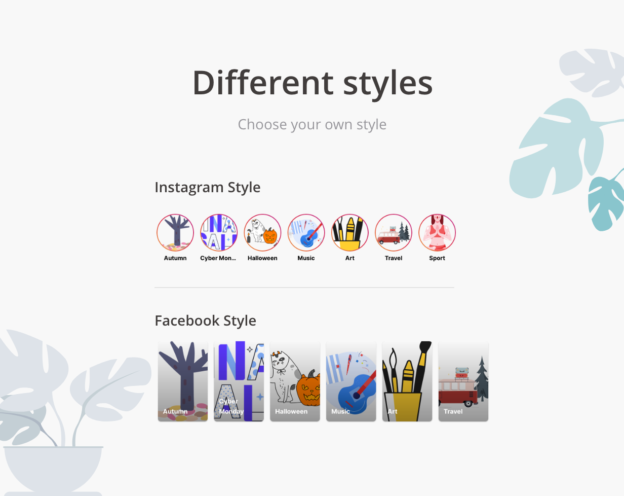 WP Story | Create Instagram Style Stories On WordPress | Styles