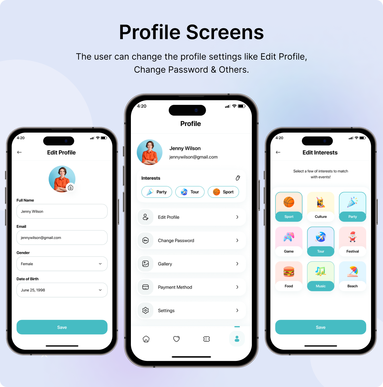 InClub: Event Management in Flutter with Node.js Backend | Complete event planner App - 12