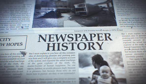 Newspaper History by SKY_motion | VideoHive