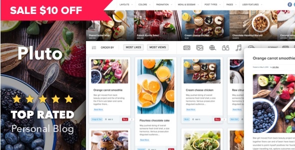 Personal Blog Masonry Grid Theme