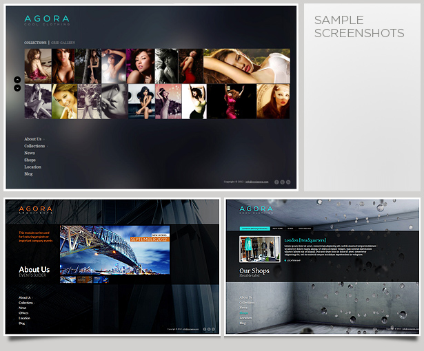 Agora HTML5 Template - 1