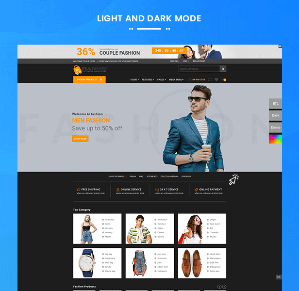 Multimart Multipurpose Ecommerce HTML Theme
