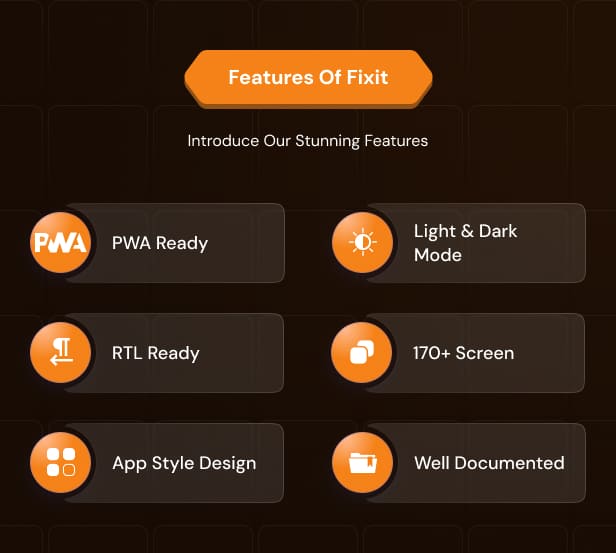 fixit – Multipurpose On Demand Service PWA HTML Template