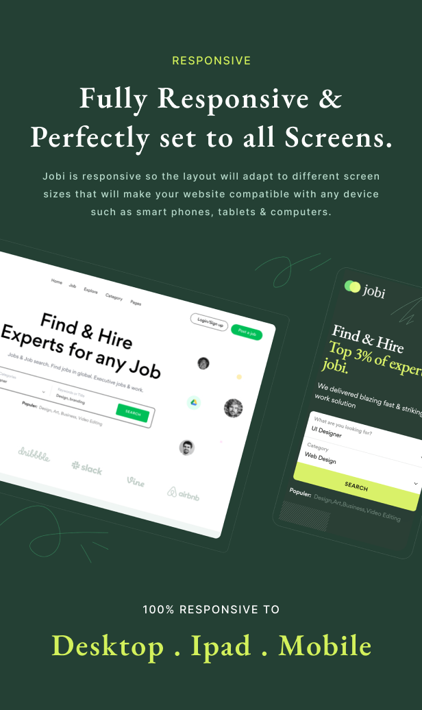 Jobi - Job Portal & Job Board Svelte Template - 8