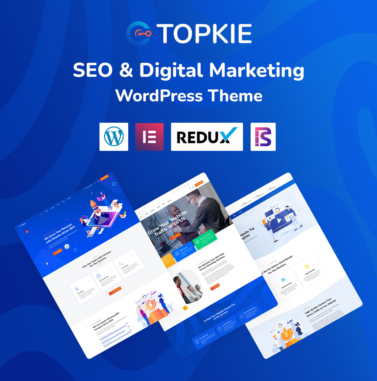 topkie - SEO & Digital Marketing WordPress Theme
