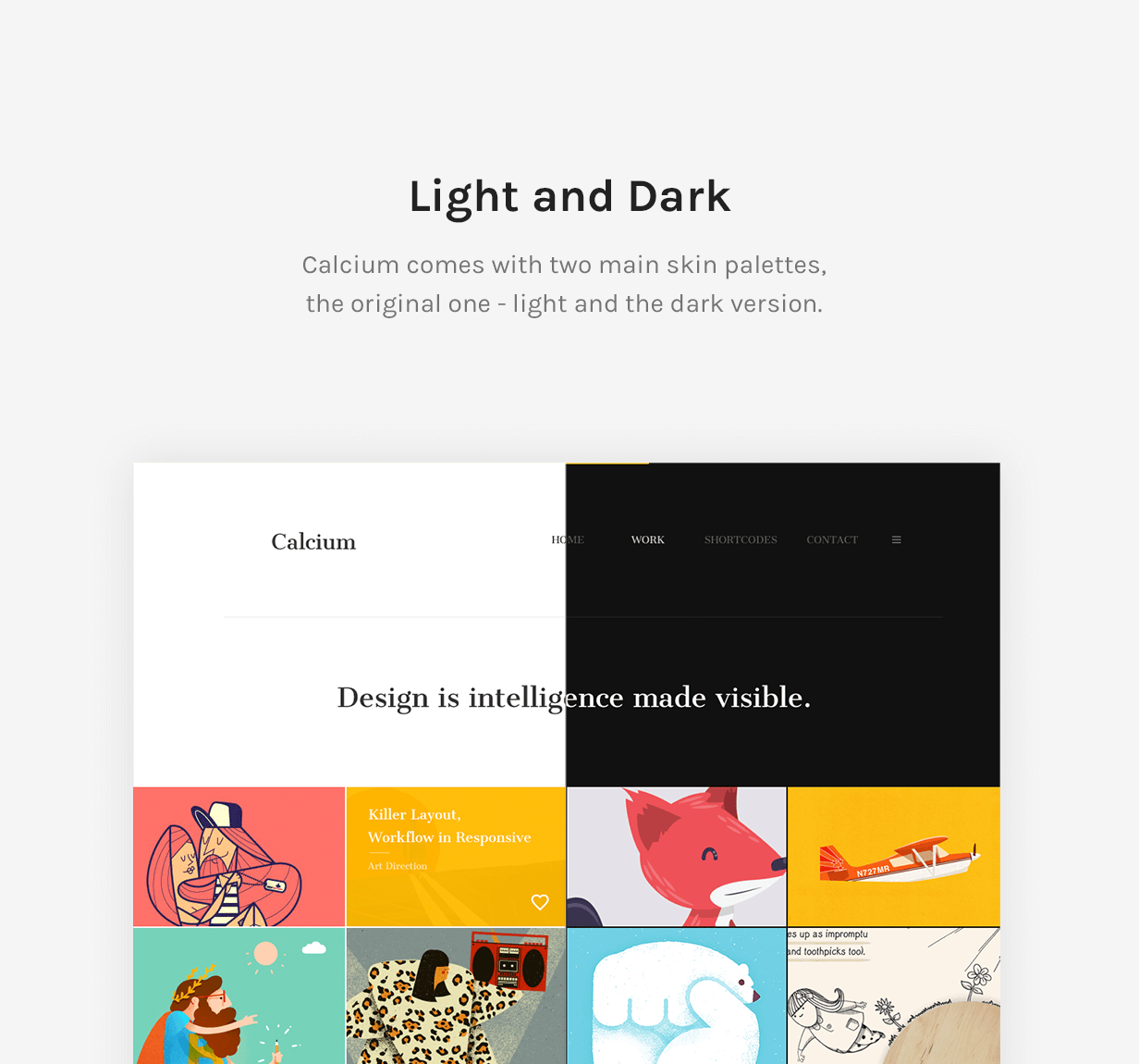 Calcium - Minimalist Portfolio & Blogging Theme - 10