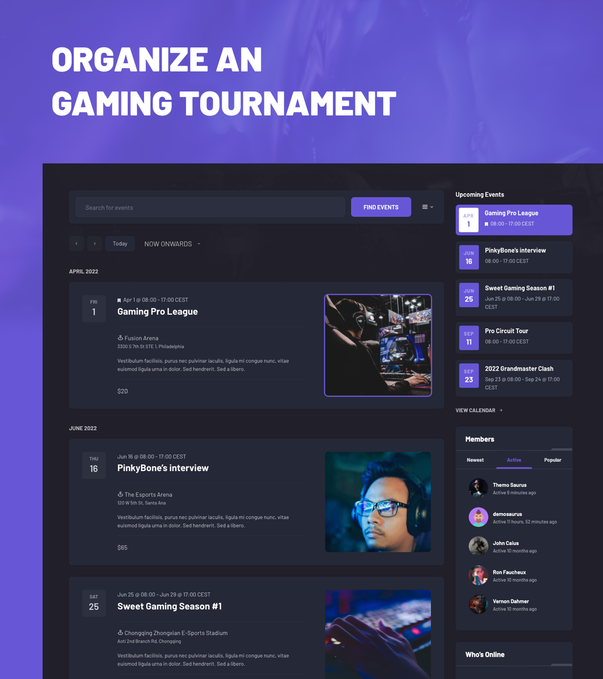 Armadon - Gutenberg WordPress Theme & For Gaming Community - 3